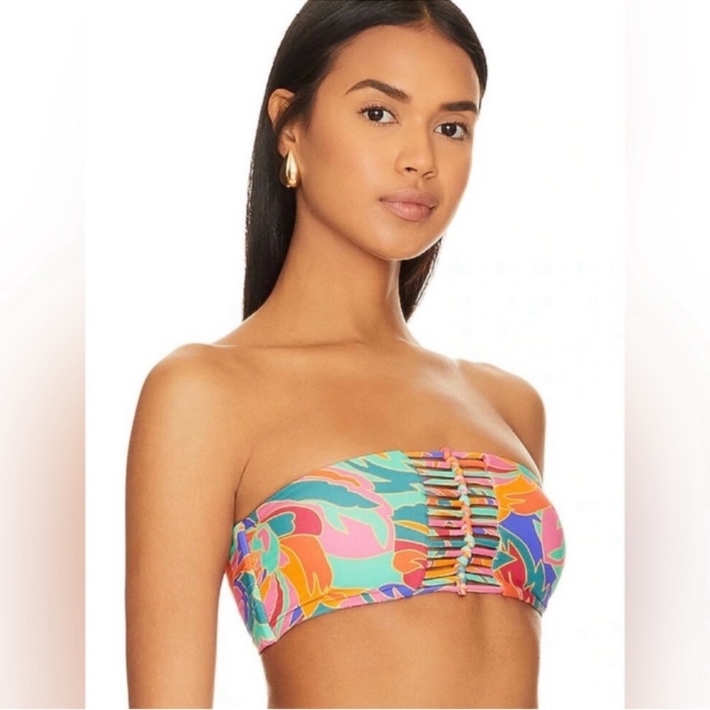 NWT Stone Fox Inez bikini top stained glass xs